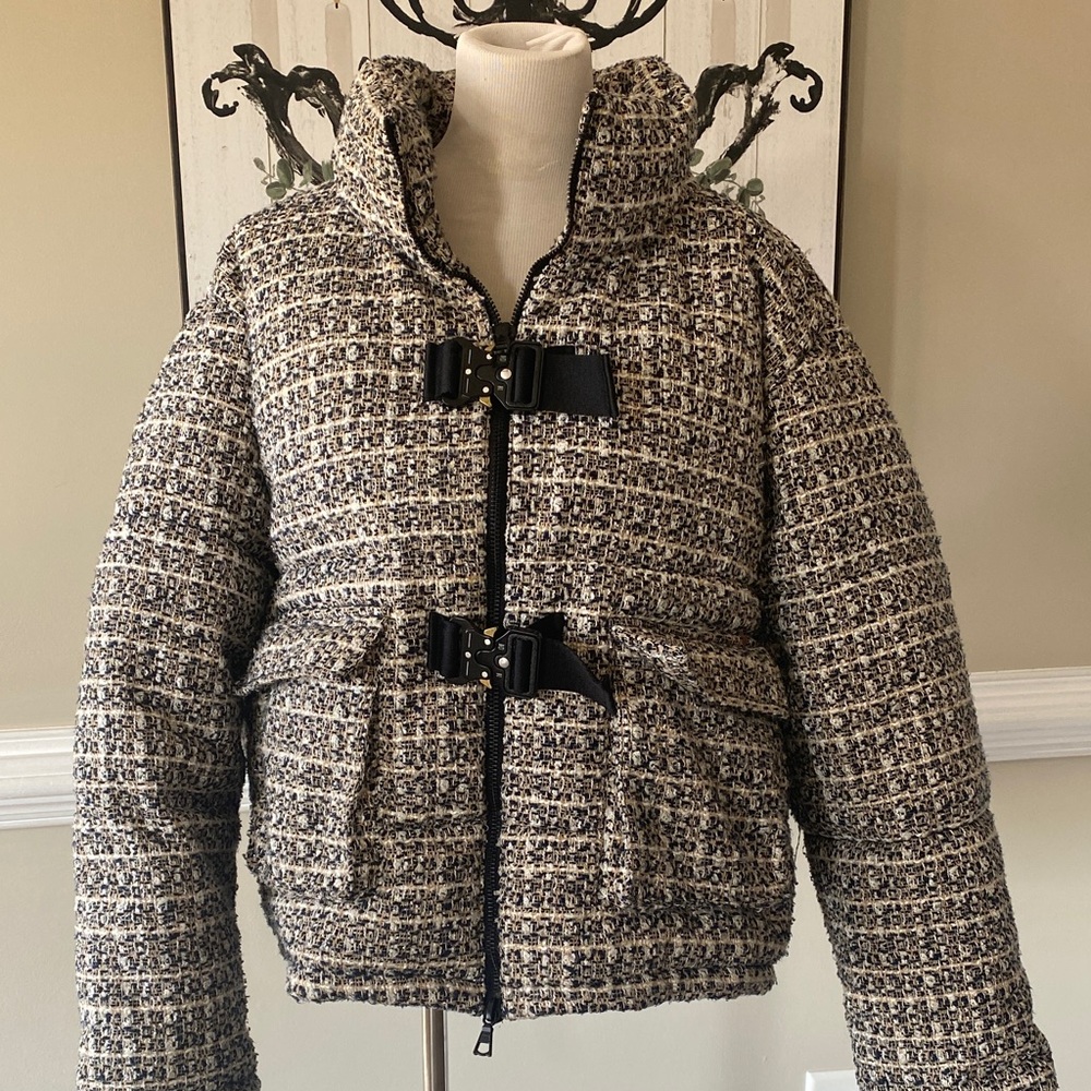 Nova Men Tweed Jacket with Buckle